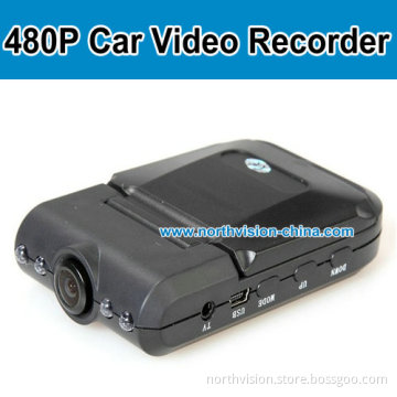 Mini Car Video Recroder, 1.3m Camera, 640*480AVI, 30fps, 4LED for Nightvision, 2.5inch LCD, Max 32g SD